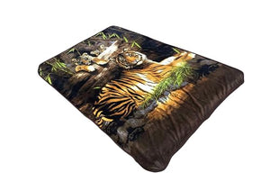 CityLux Linen Super Soft Comfy Animal Printed Throw Blanket