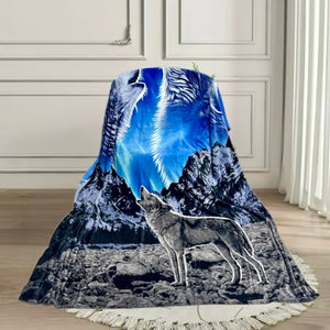 CityLux Linen Super Soft Comfy Animal Printed Throw Blanket