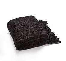 Load image into Gallery viewer, All American Collection Lightweight Cozy Fleece Plush Soft Cozy Home Decor for Bed Sofa Chair Couch All Season Throw Blanket with Fringe